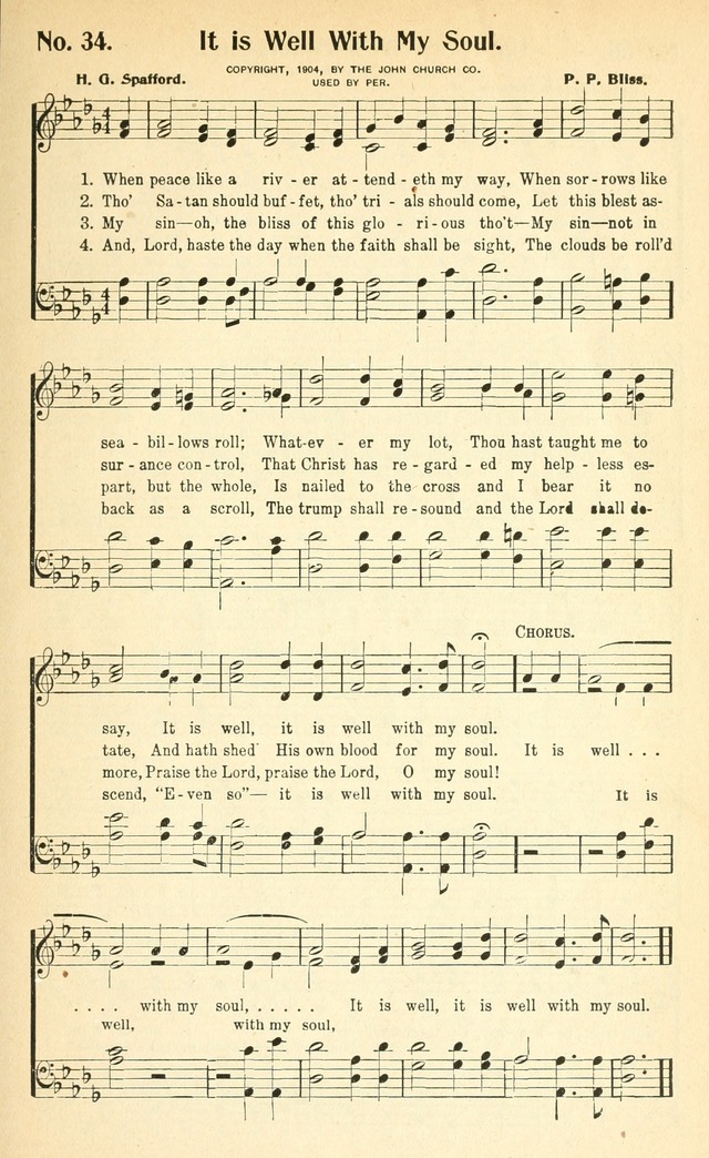 The World Revival Songs and Hymns page 38