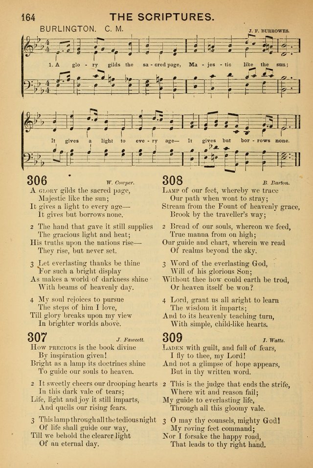 Worship in Song: a selection of hymns and tunes for the Service of the Sanctuary  page 164