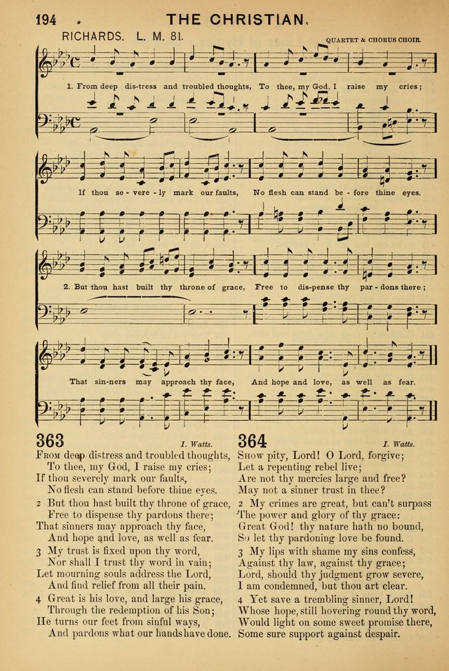 Worship in Song: a selection of hymns and tunes for the Service of the Sanctuary  page 194