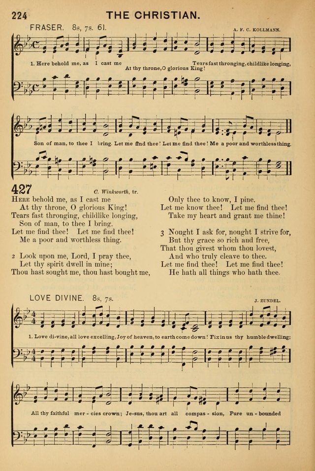 Worship in Song: a selection of hymns and tunes for the Service of the Sanctuary  page 224