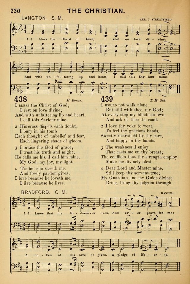 Worship in Song: a selection of hymns and tunes for the Service of the Sanctuary  page 230