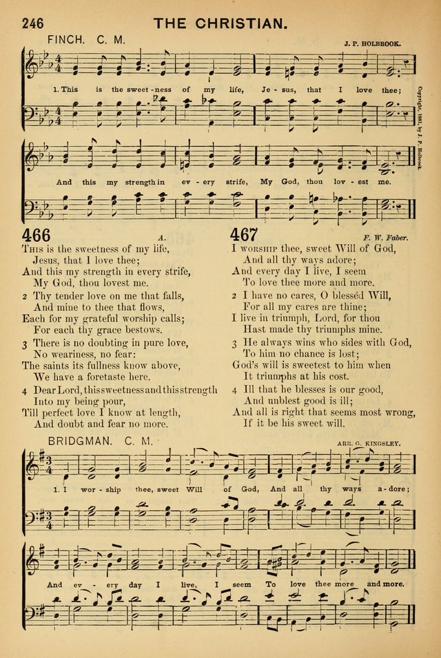 Worship in Song: a selection of hymns and tunes for the Service of the Sanctuary  page 246
