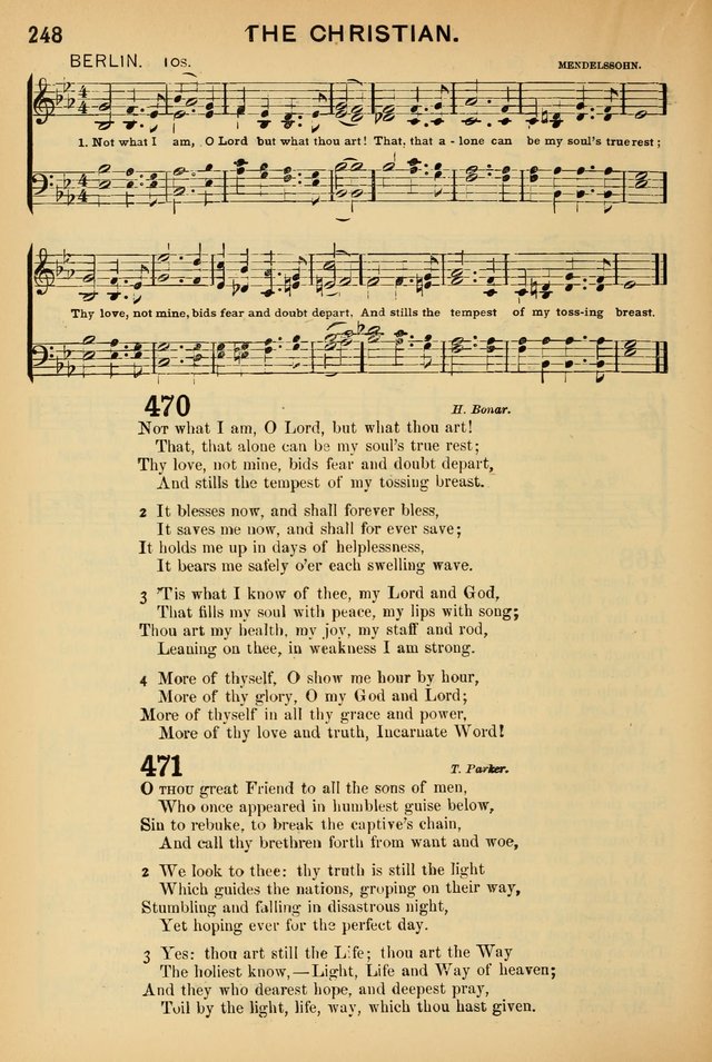 Worship in Song: a selection of hymns and tunes for the Service of the Sanctuary  page 248