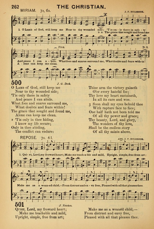 Worship in Song: a selection of hymns and tunes for the Service of the Sanctuary  page 262