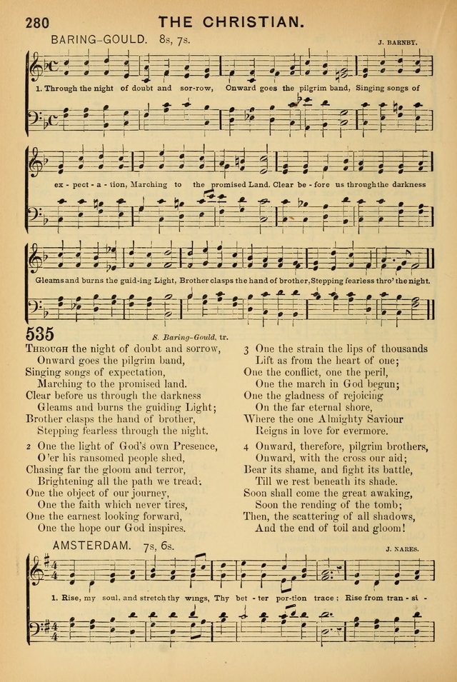 Worship in Song: a selection of hymns and tunes for the Service of the Sanctuary  page 280