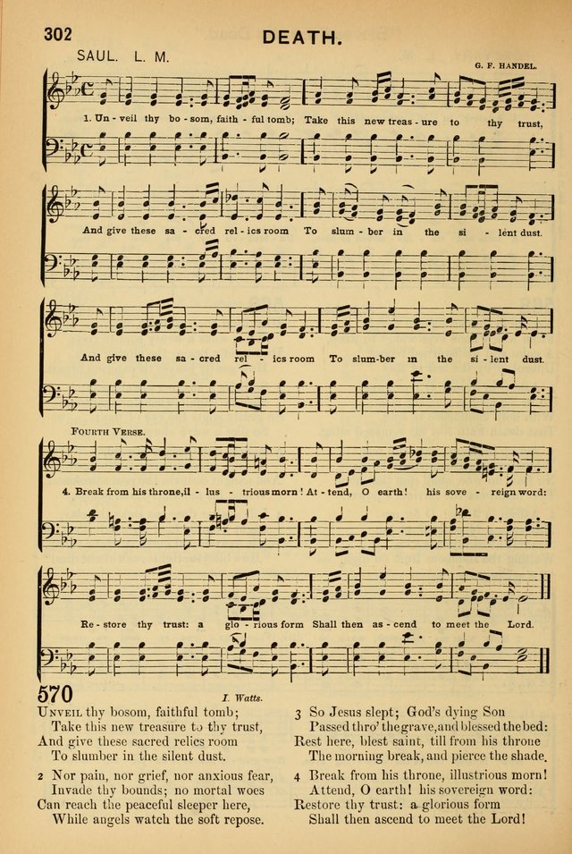 Worship in Song: a selection of hymns and tunes for the Service of the Sanctuary  page 302