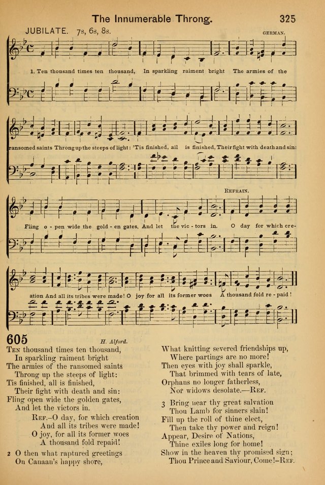 Worship in Song: a selection of hymns and tunes for the Service of the Sanctuary  page 325