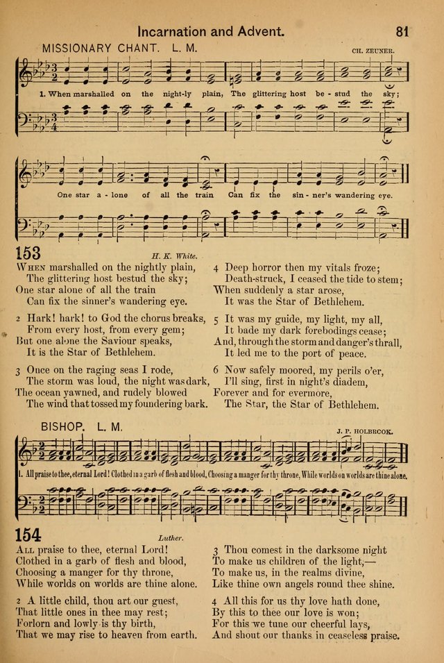 Worship in Song: a selection of hymns and tunes for the Service of the Sanctuary  page 81