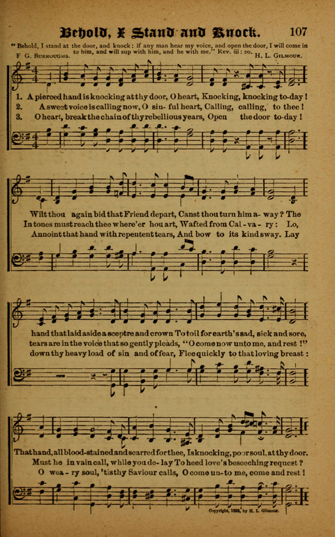 Winning Songs: for use in meetings for Christian worship or work page 107