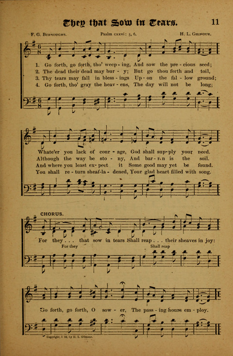 Winning Songs: for use in meetings for Christian worship or work page 11