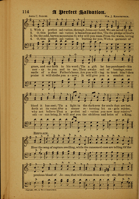Winning Songs: for use in meetings for Christian worship or work page 114