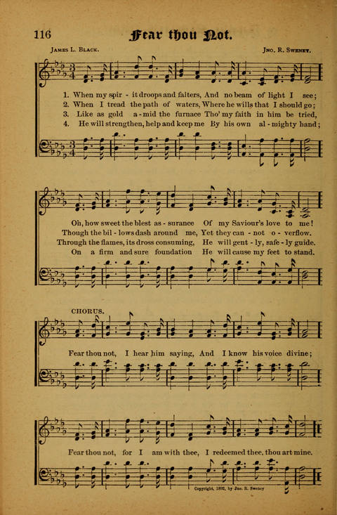 Winning Songs: for use in meetings for Christian worship or work page 116