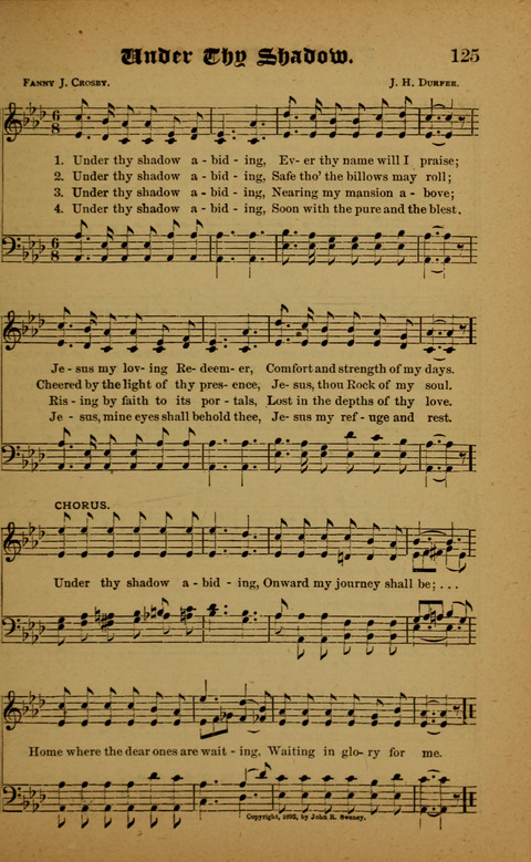 Winning Songs: for use in meetings for Christian worship or work page 125
