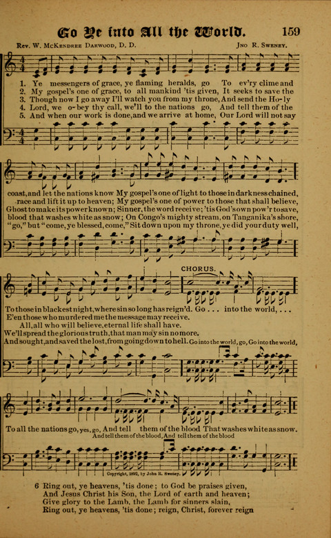 Winning Songs: for use in meetings for Christian worship or work page 159