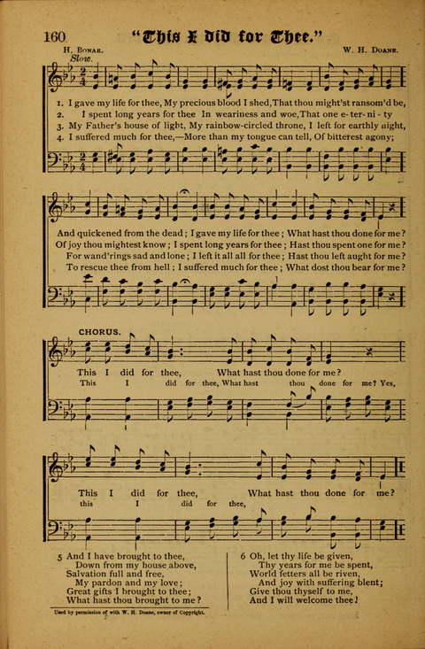 Winning Songs: for use in meetings for Christian worship or work page 160