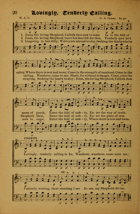 Winning Songs: for use in meetings for Christian worship or work page 20