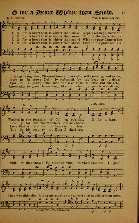 Winning Songs: for use in meetings for Christian worship or work page 5