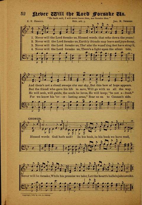 Winning Songs: for use in meetings for Christian worship or work page 52