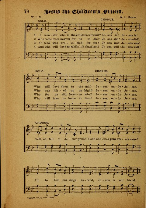Winning Songs: for use in meetings for Christian worship or work page 78