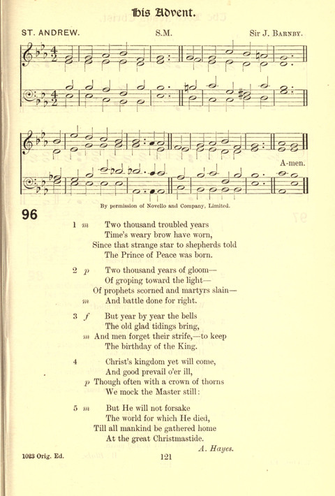 Worship Song: with accompanying tunes page 121