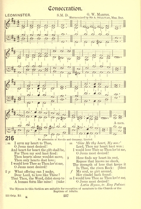 Worship Song: with accompanying tunes page 257