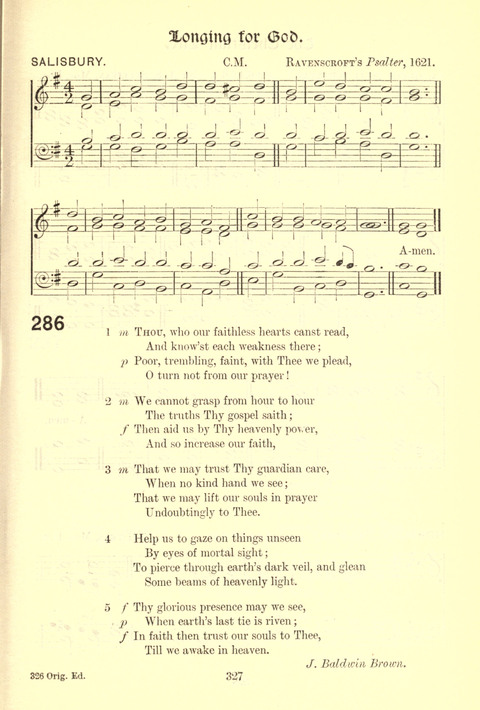 Worship Song: with accompanying tunes page 327