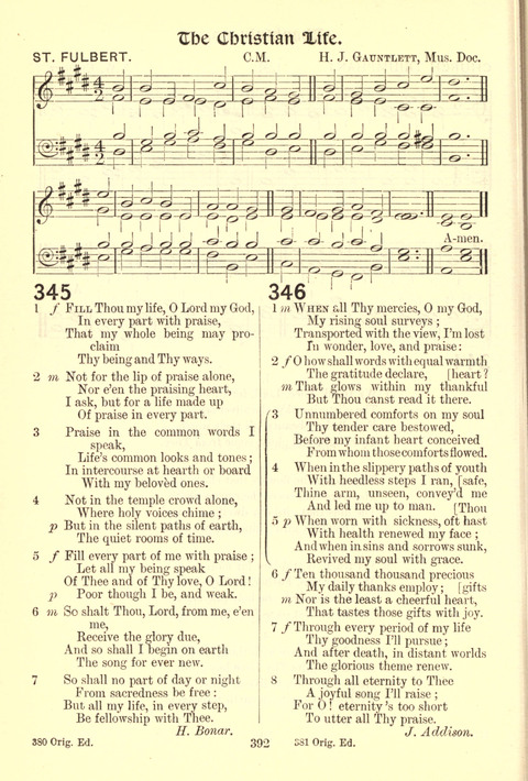 Worship Song: with accompanying tunes page 392