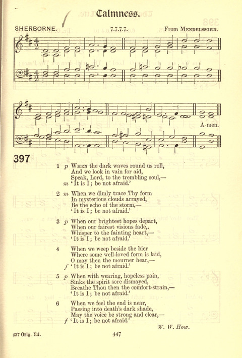 Worship Song: with accompanying tunes page 447