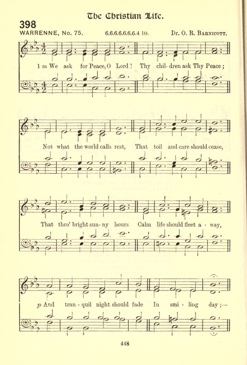 Worship Song: with accompanying tunes page 448