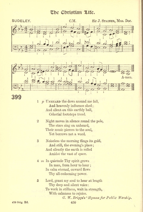 Worship Song: with accompanying tunes page 450