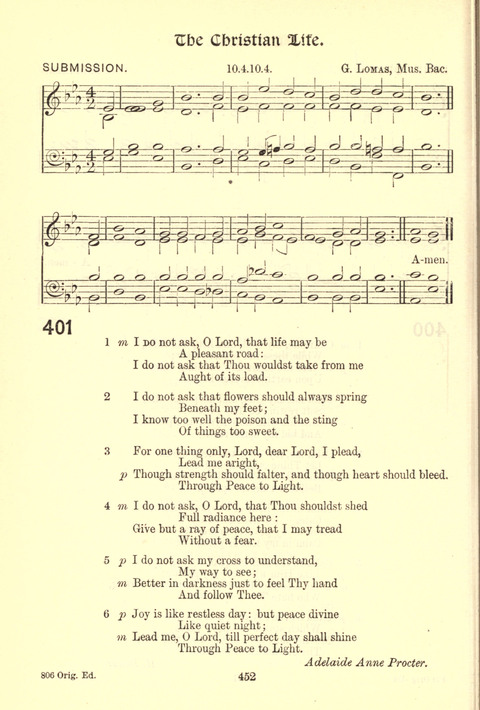 Worship Song: with accompanying tunes page 452