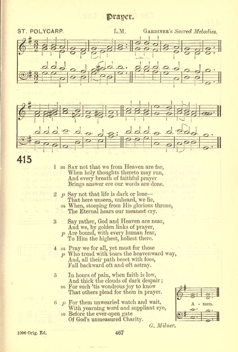 Worship Song: with accompanying tunes page 467
