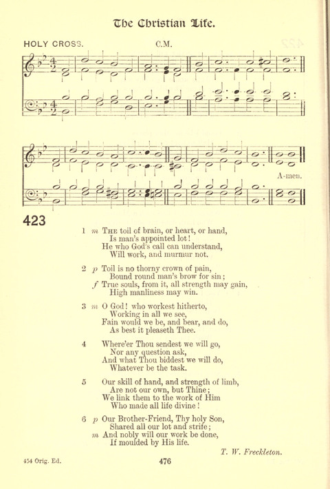 Worship Song: with accompanying tunes page 476