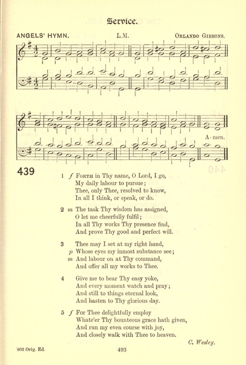 Worship Song: with accompanying tunes page 493