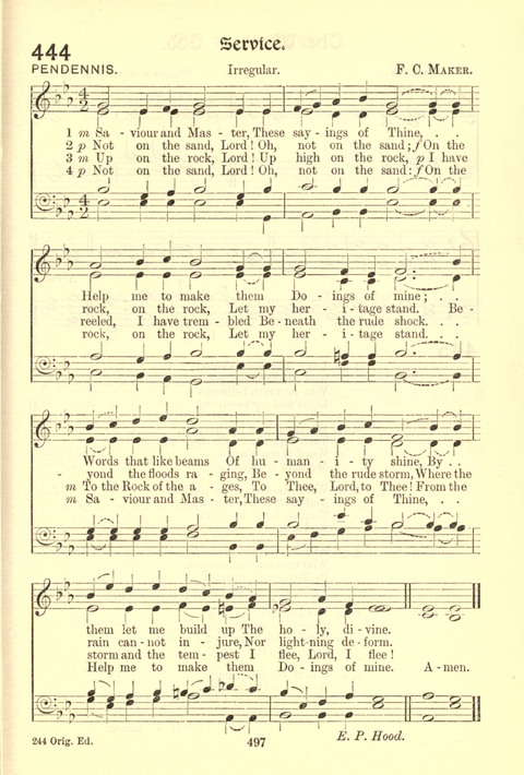 Worship Song: with accompanying tunes page 497