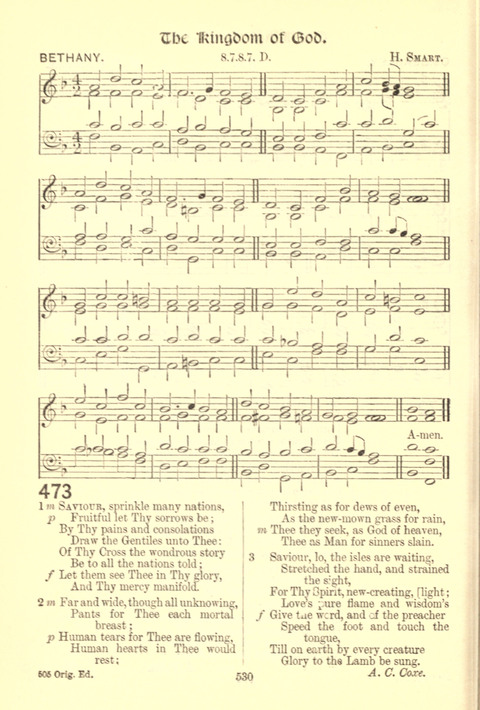 Worship Song: with accompanying tunes page 530