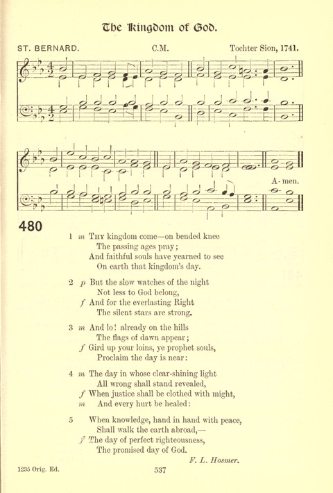 Worship Song: with accompanying tunes page 537