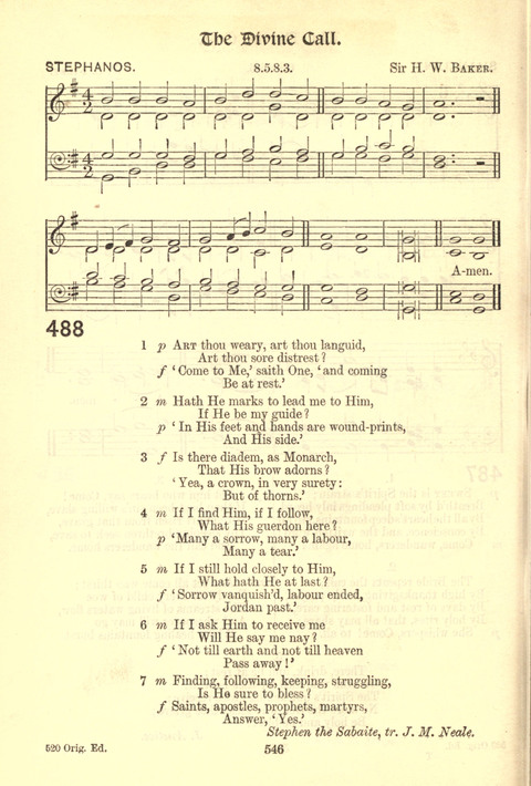 Worship Song: with accompanying tunes page 546