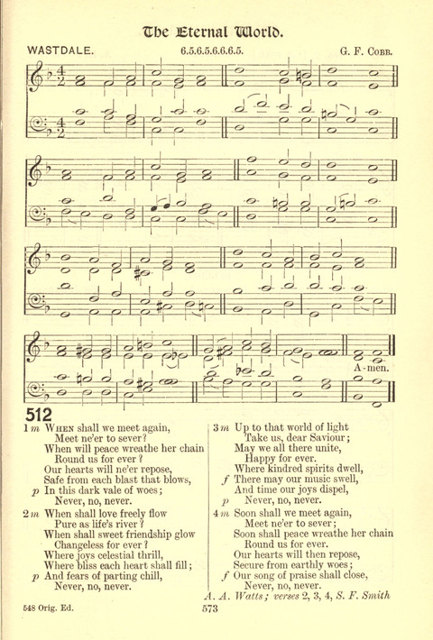 Worship Song: with accompanying tunes page 573