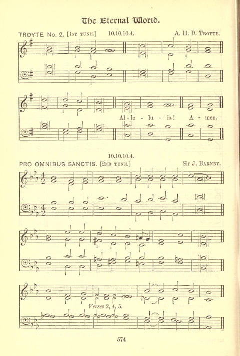 Worship Song: with accompanying tunes page 574