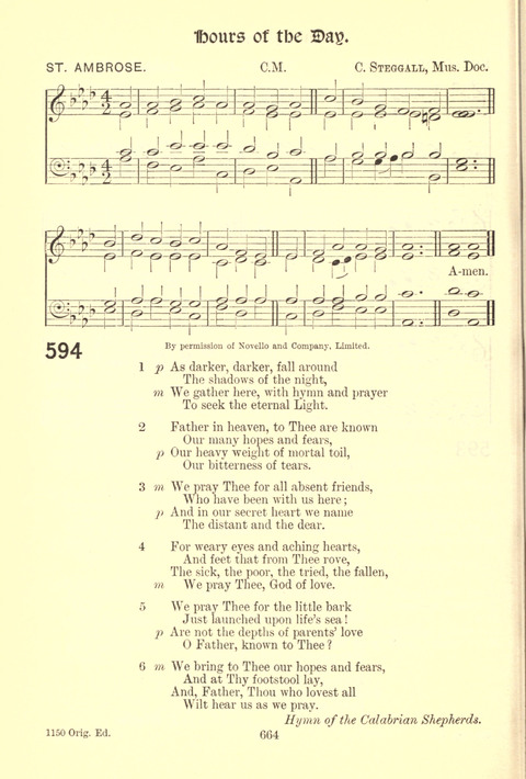 Worship Song: with accompanying tunes page 664