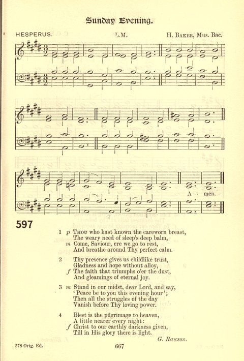 Worship Song: with accompanying tunes page 667