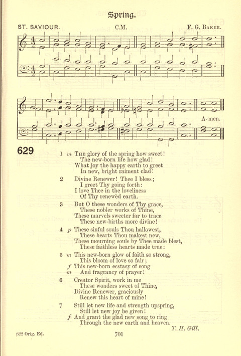 Worship Song: with accompanying tunes page 701