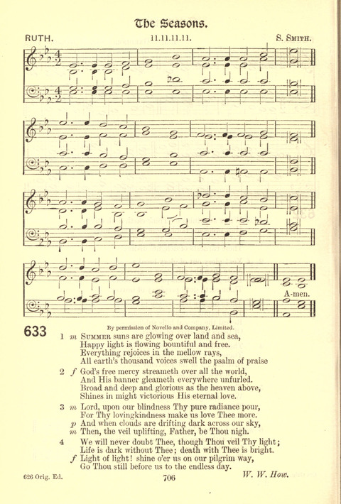 Worship Song: with accompanying tunes page 706