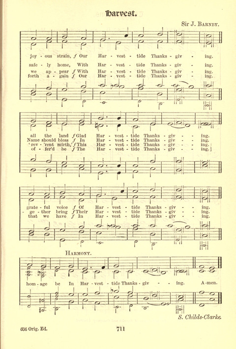 Worship Song: with accompanying tunes page 711