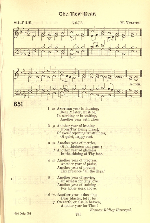 Worship Song: with accompanying tunes page 731