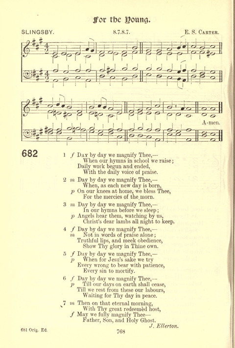 Worship Song: with accompanying tunes page 768