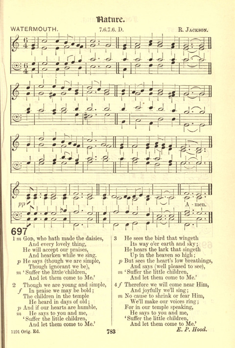 Worship Song: with accompanying tunes page 783