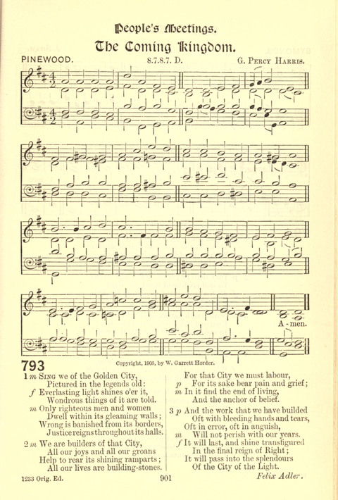 Worship Song: with accompanying tunes page 901