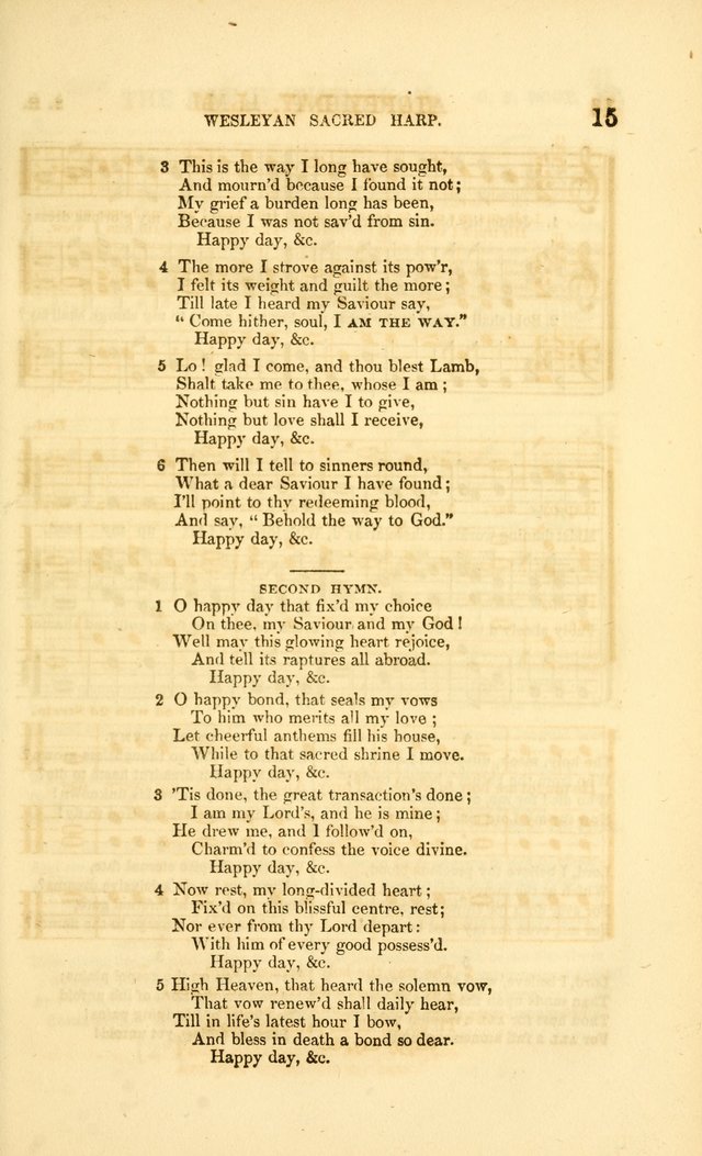 The Wesleyan Sacred Harp: a collection of choice tunes and hymns for prayer class and camp meetings, choirs and congregational singing page 22